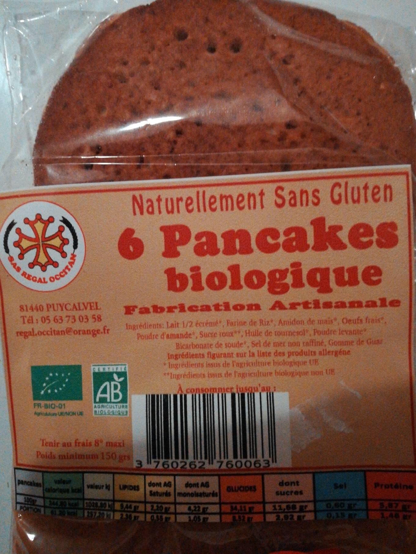 Régal occitan Pancakes biologique packshot
