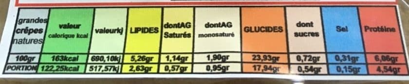 Régal Occitan 4 Crêpes Biologiques Sans Sucre packshot