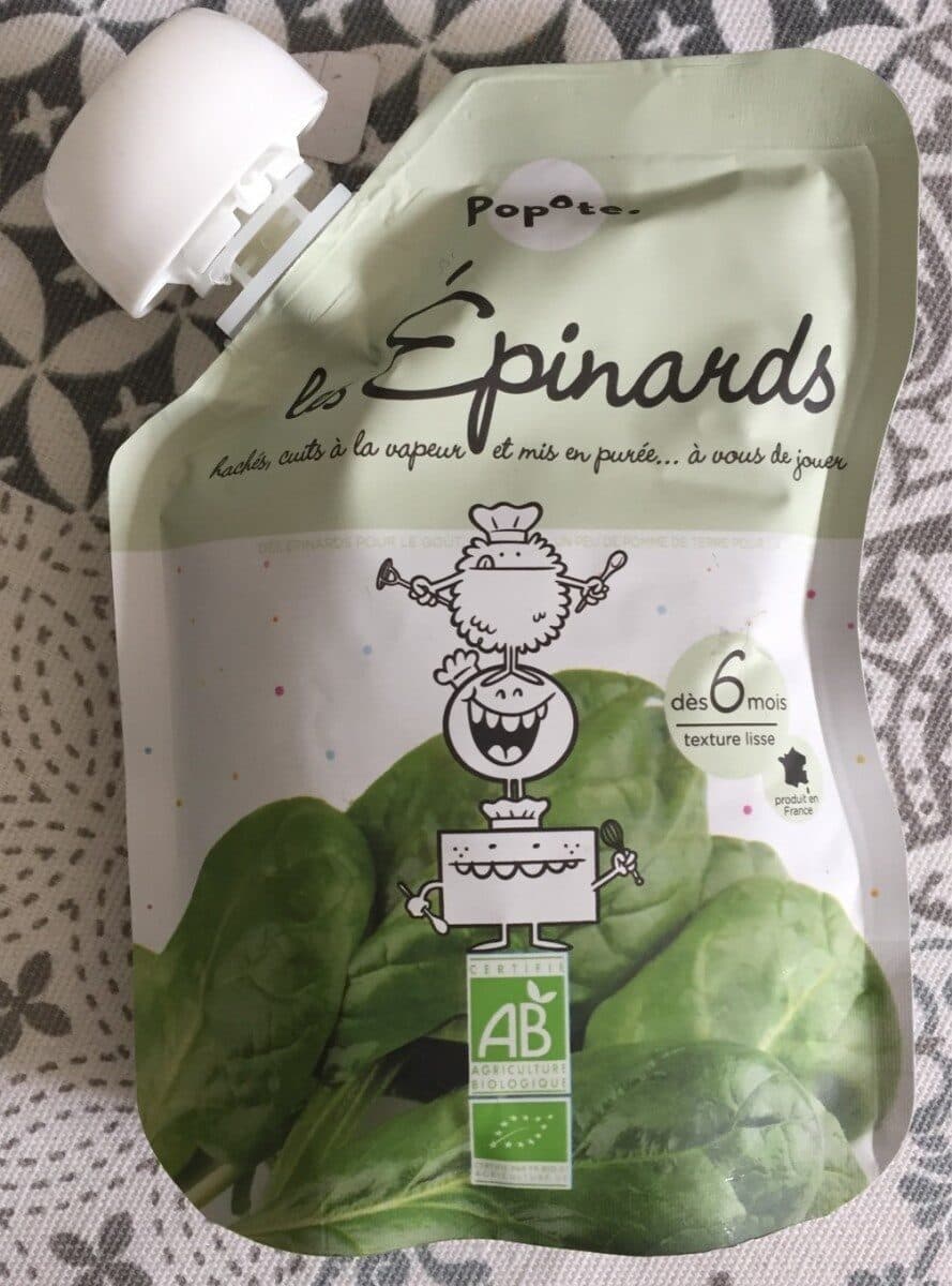 Popote Popote les epinards packshot
