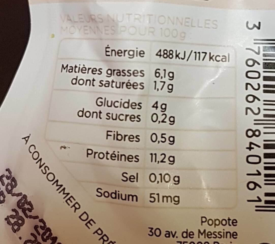 Popote Le poulet packshot