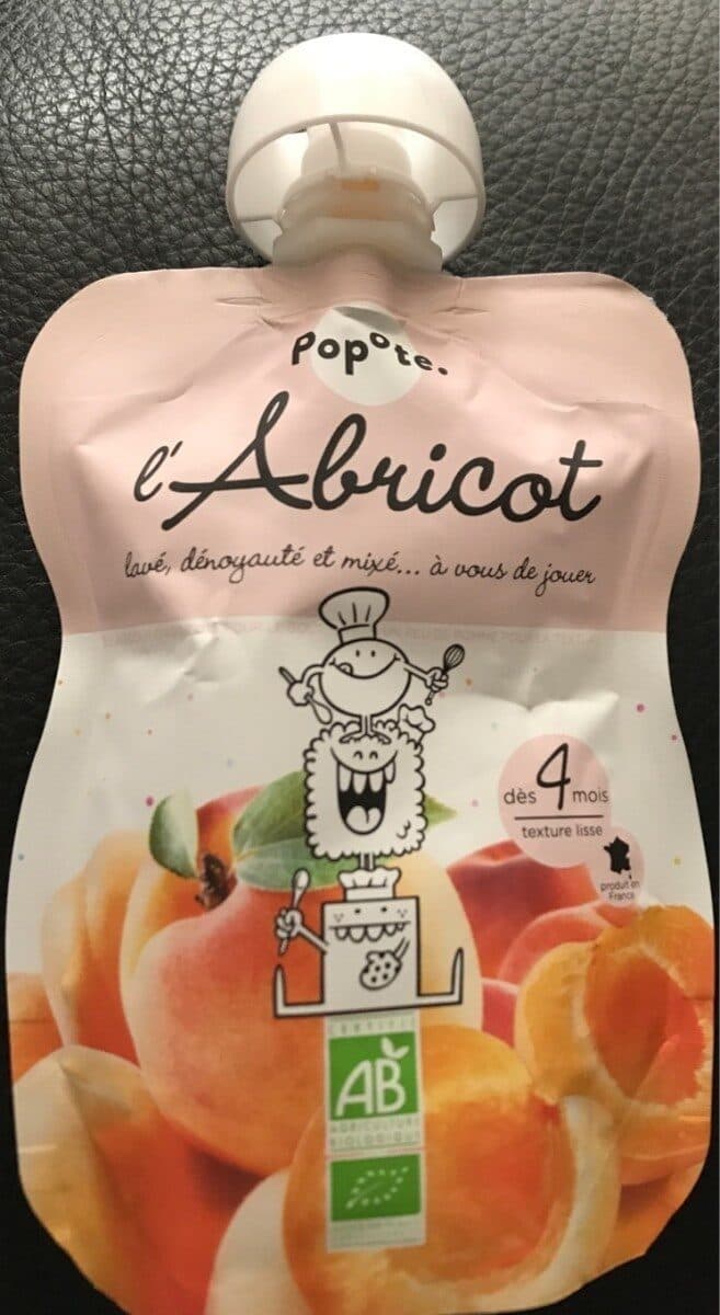 Popote L'abricot packshot