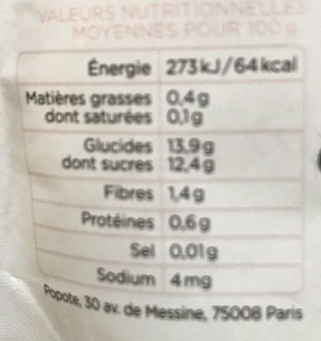 Popote Popote mangue packshot