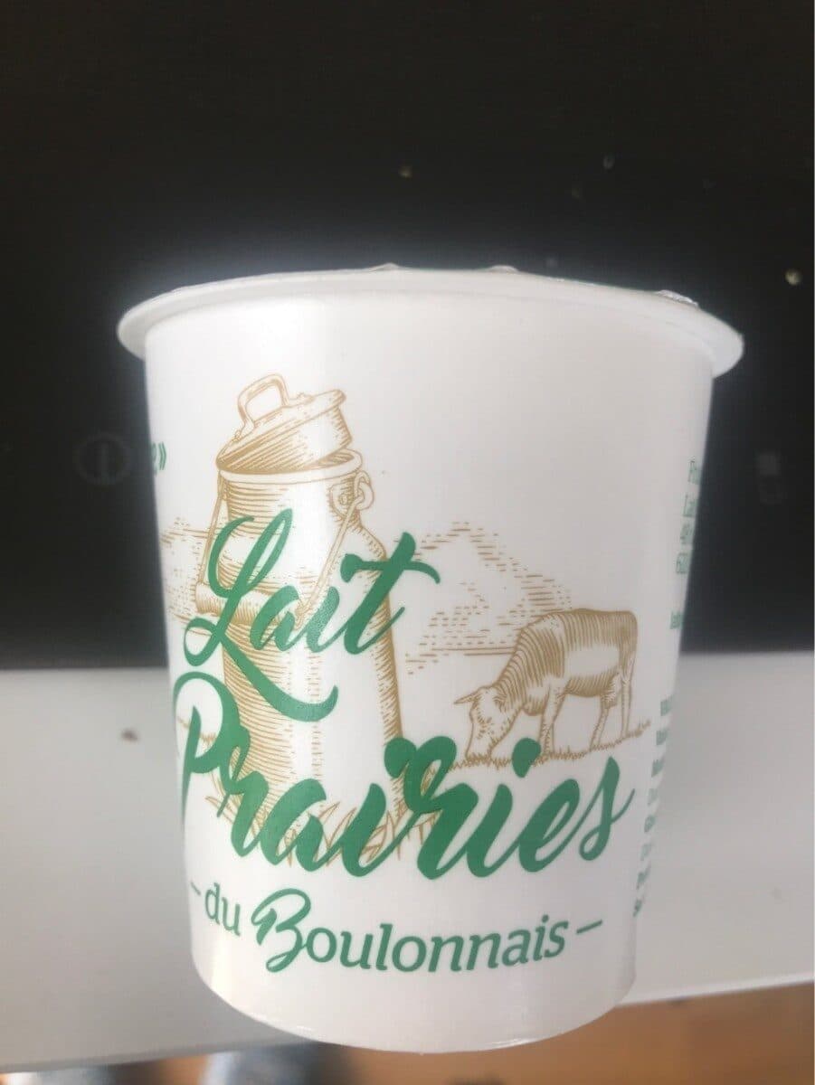 Lait Prairies du Boulonnais Yahourt packshot