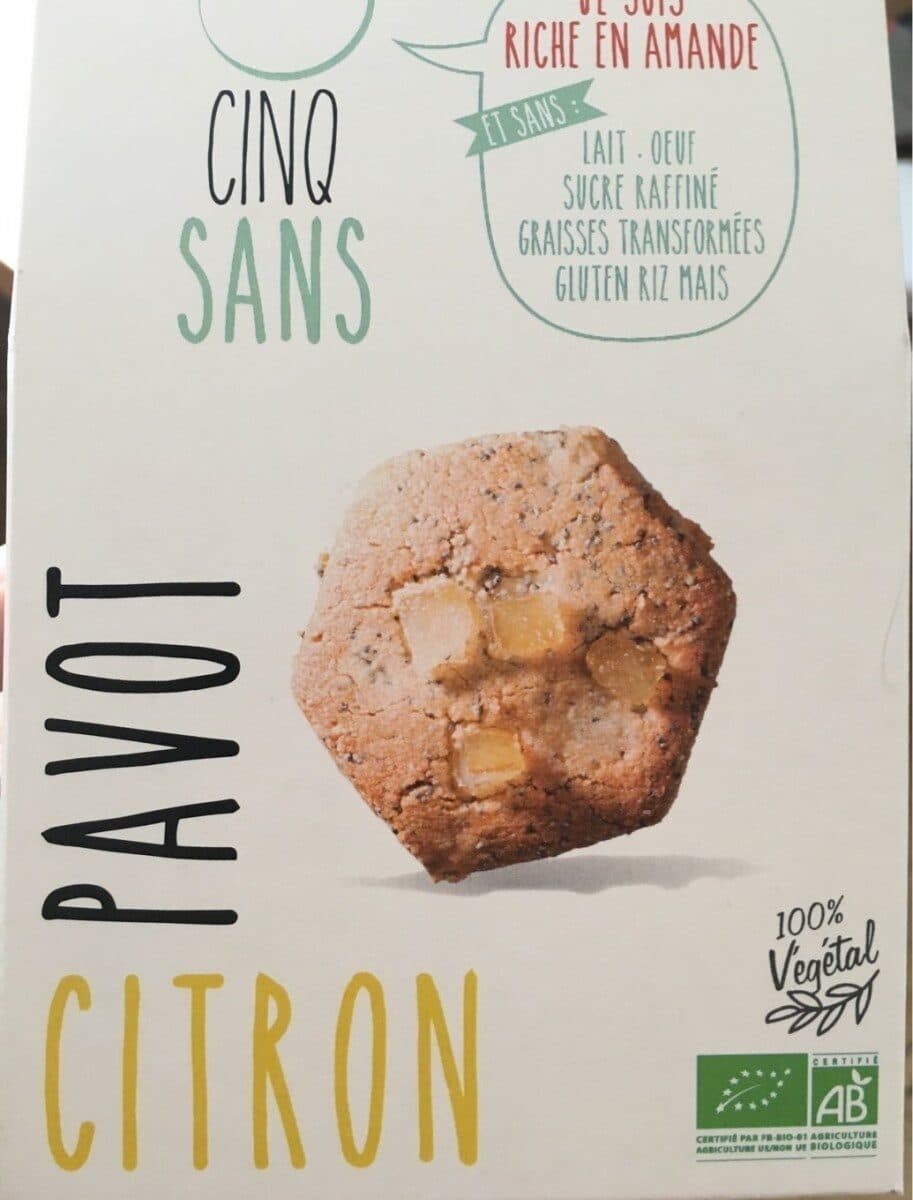 Open Food Facts Pavot citron packshot
