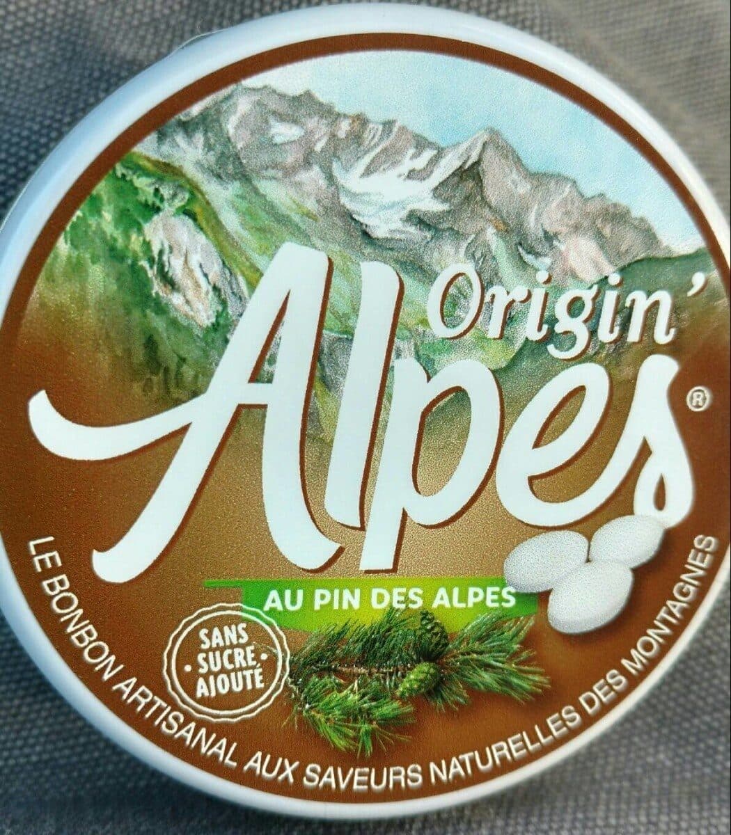 Open Food Facts Origin'Alpes au pin des Alpes packshot