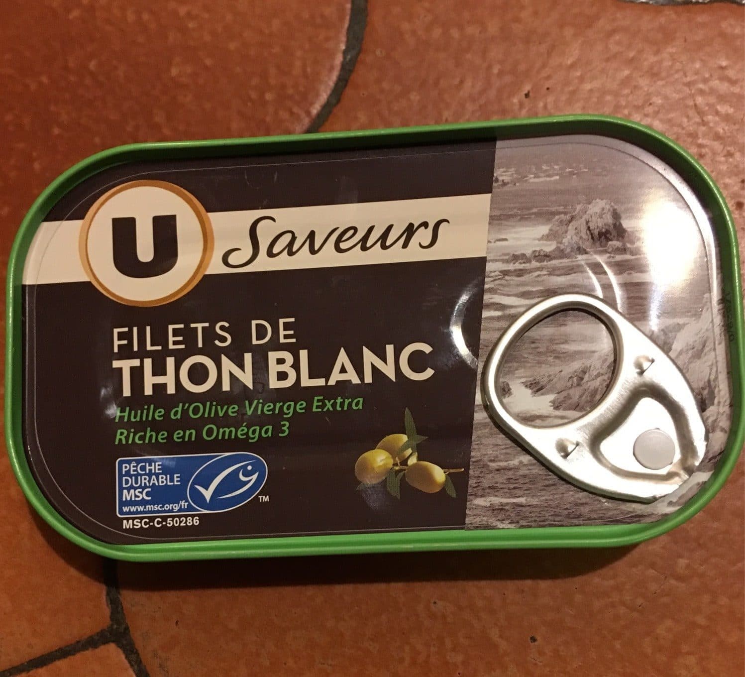 U Filet de thon blanc packshot