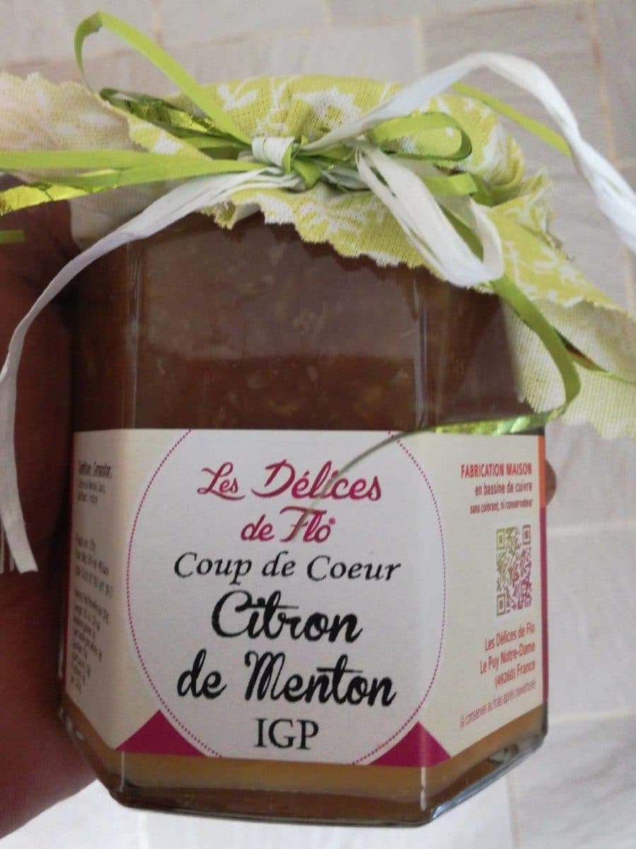 Les Délices de Flo Citron de menton packshot