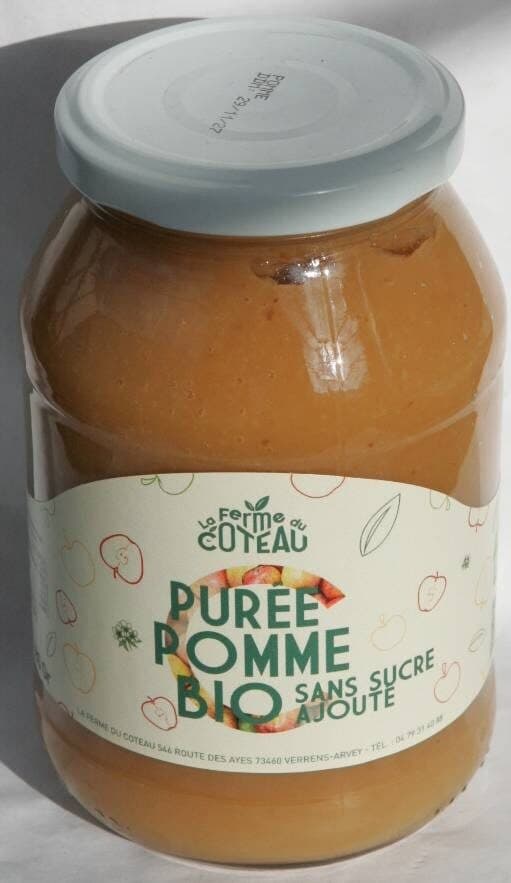 La Ferme du Coteau Purée bio pomme packshot