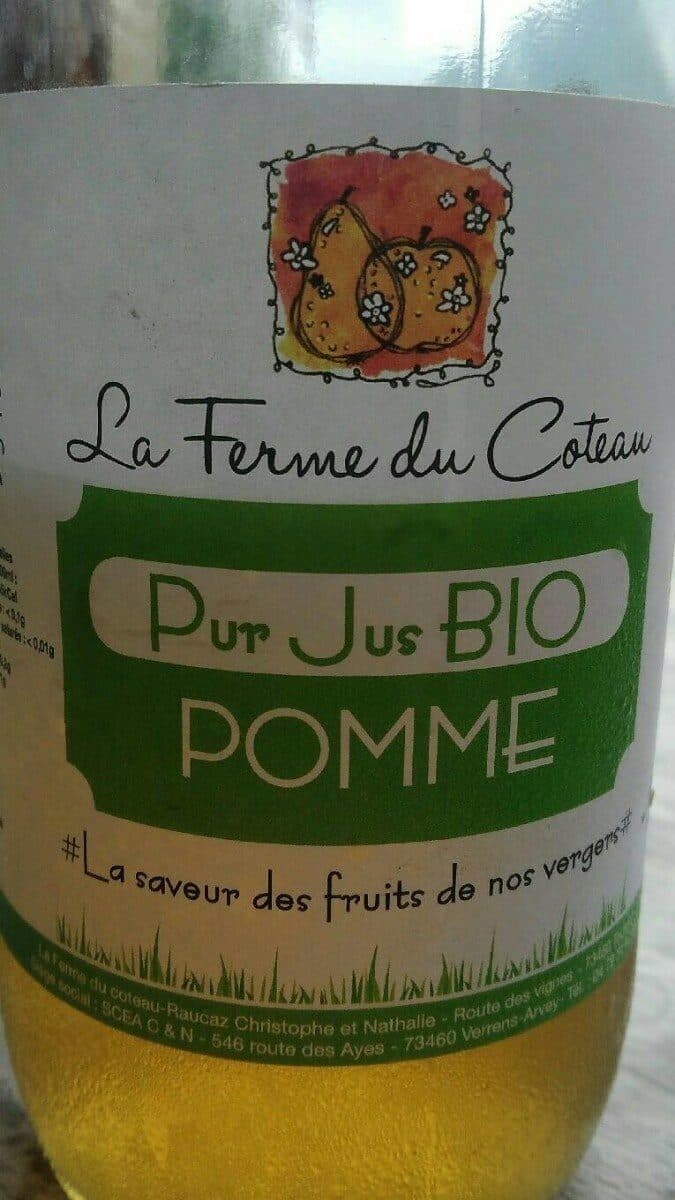 Open Food Facts Pur jus bio pomme packshot