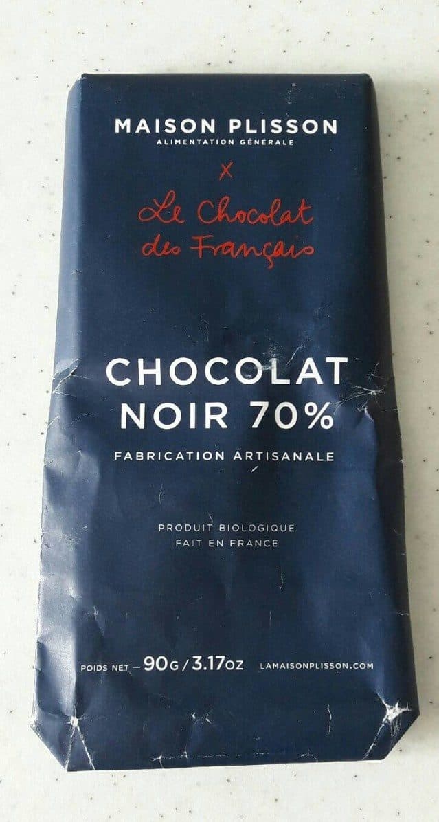 Maison Plisson Chocolat noir 70% packshot