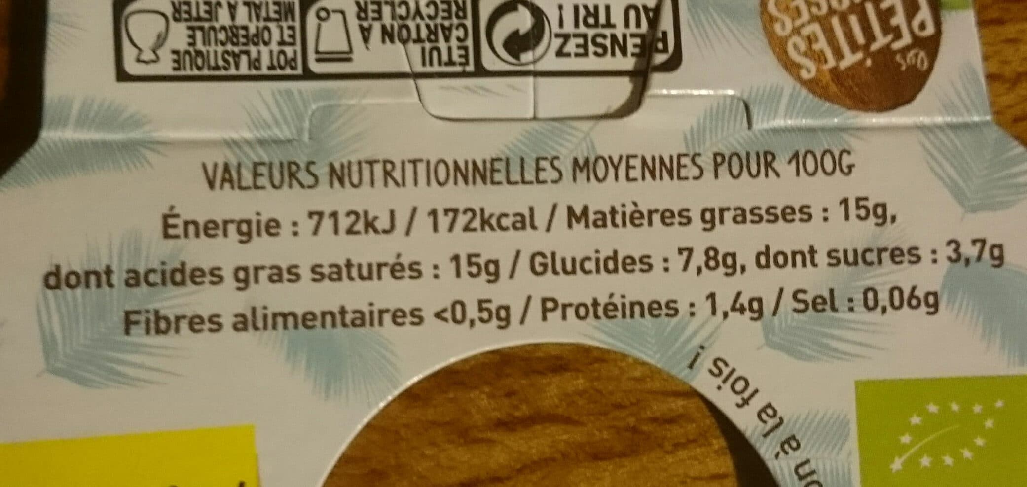 Les Petites Pousses Brasses de coco nature packshot