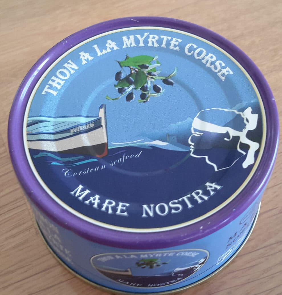 Mare Nostra Thon a la myrthe corse packshot
