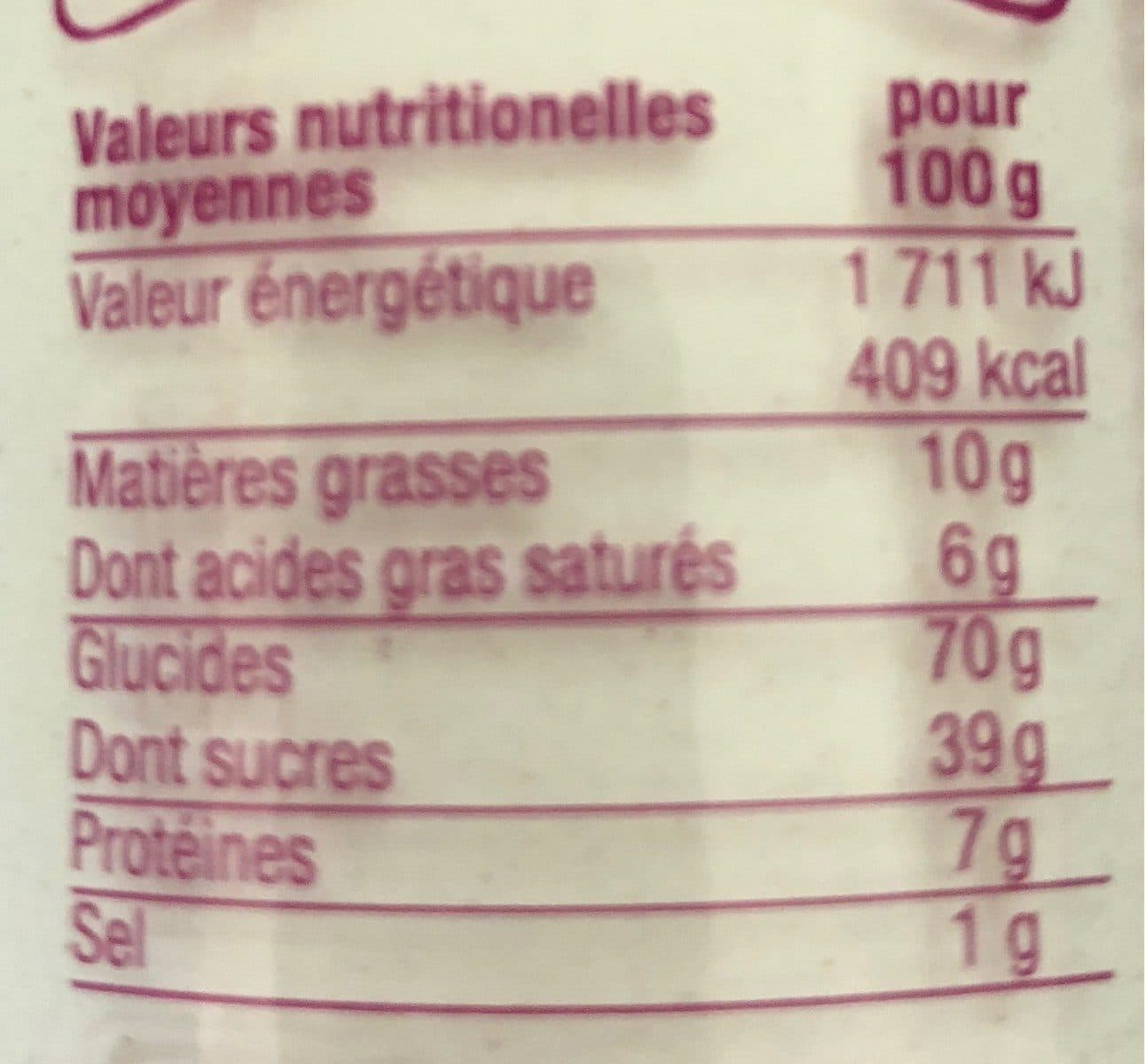 Open Food Facts Preparation pour Cookies Gourmets trois chocolats packshot