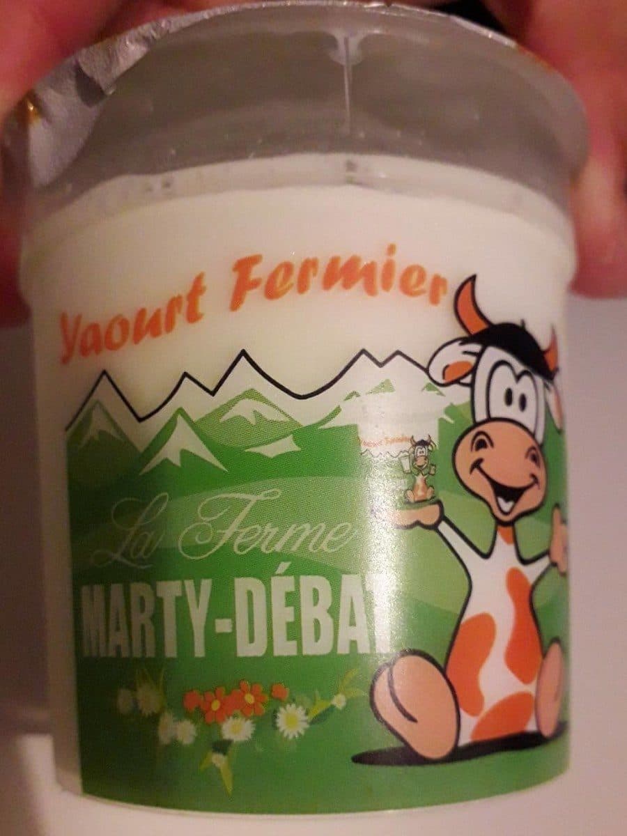 Open Food Facts Yaourt fermier Marty-Débat packshot