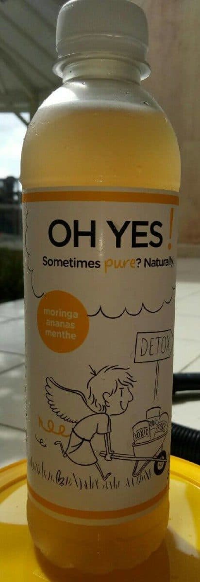 Open Food Facts Boisson à l'extrait de moringa, jus d'ananas et arômes naturels packshot