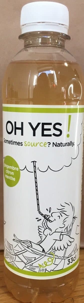 OH YES Boisson Gingembre citron menthe packshot
