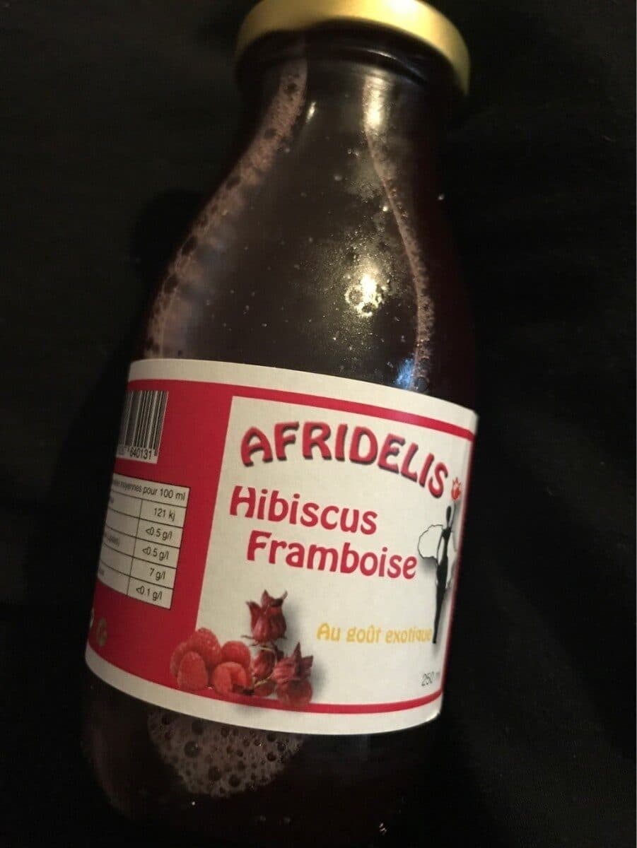 Open Food Facts Jus hibiscus framboise packshot