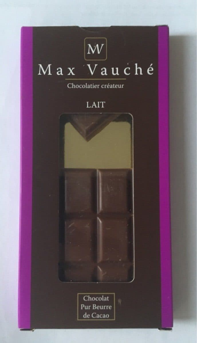 Max Vauché Chocolat Pur Beurre de Cacao Lait packshot