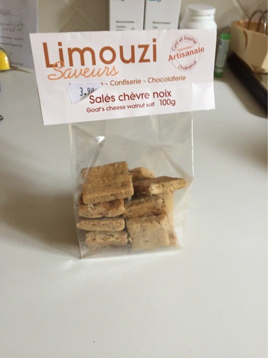 Limouzi Saveurs Salés chèvre noix packshot