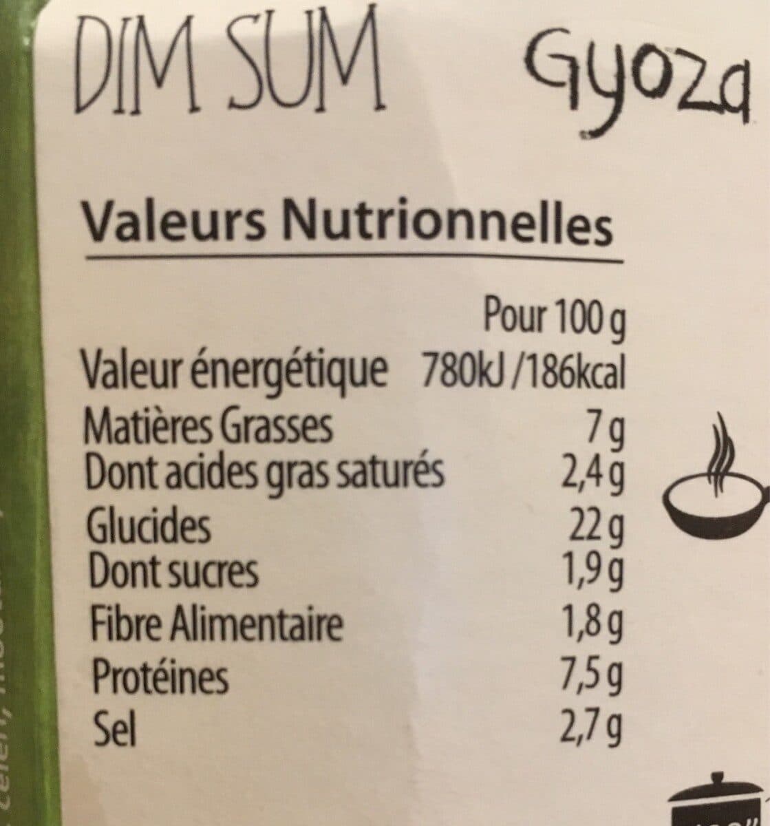 Wei Ming Gyoza à la viande packshot