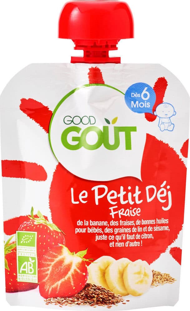 Good Gout Le Petit Déj Fraise 70g packshot