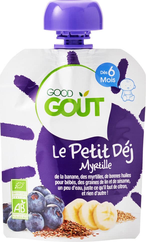 Good Gout Le Petit Déj Myrtille 70g packshot