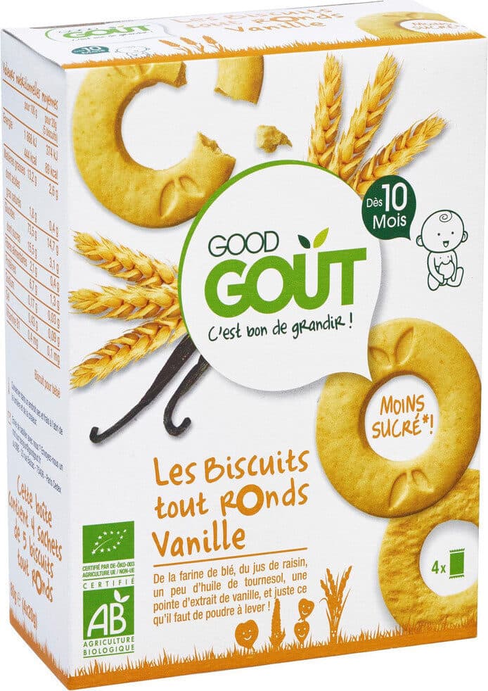 Good Goût Biscuits tout ronds à la vanille packshot