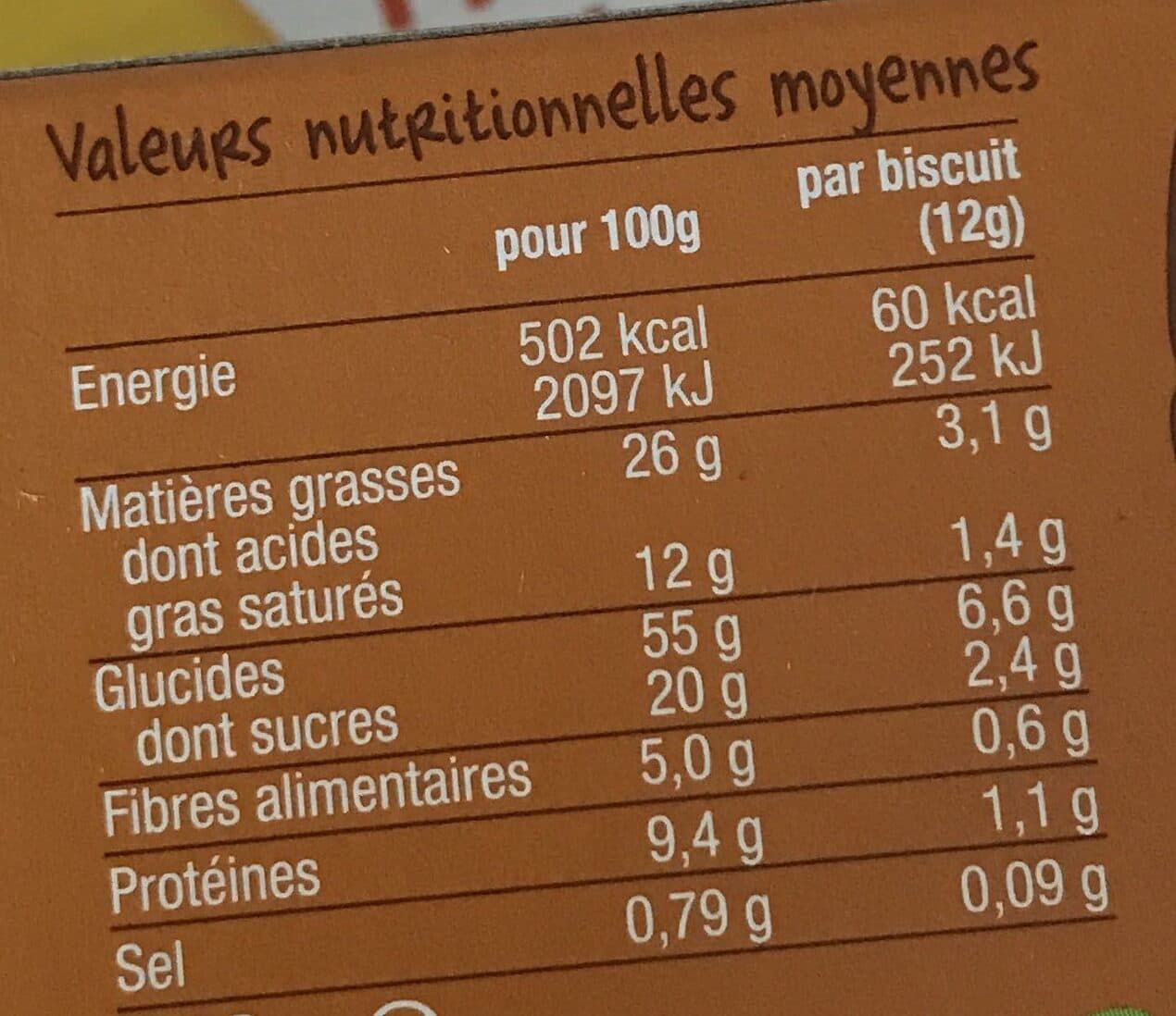 Good Gout Biscuits Chocolat Amandes Noisettes packshot
