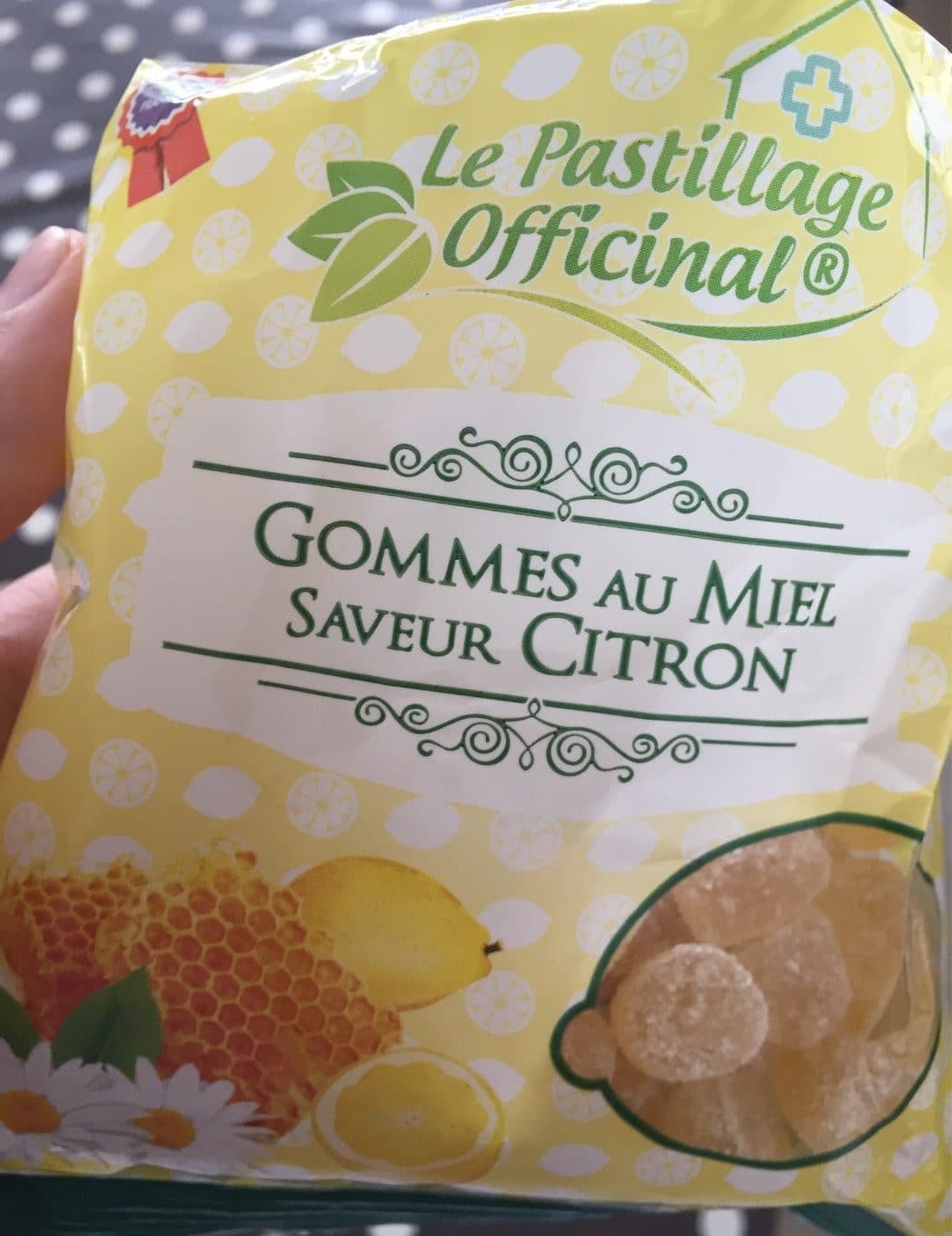 Le Pastillage Officinal GOMMES AU MIEL SAVEUR CITRON packshot