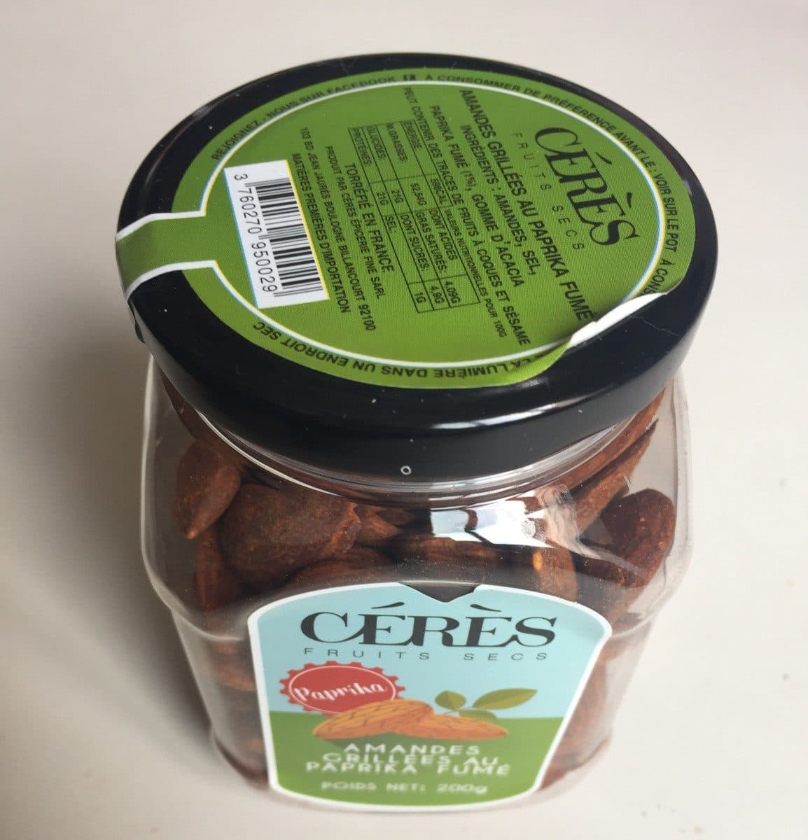 Ceres Amandes grillées au paprika fumé packshot
