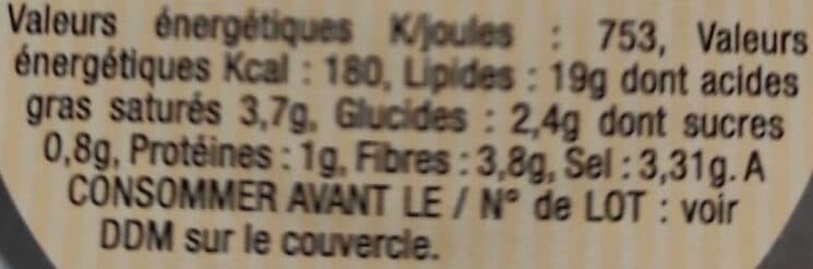 Olive & Marius Tapenade noire packshot