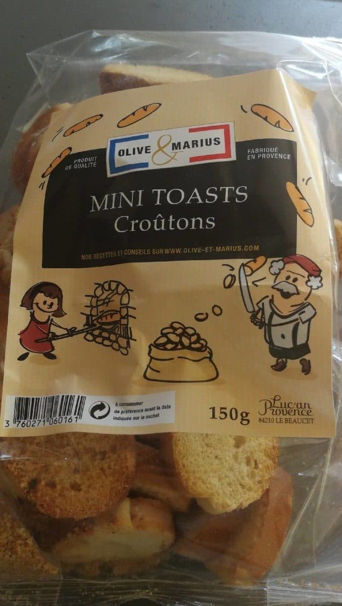 Olive & Marius Mini toasts croûtons packshot