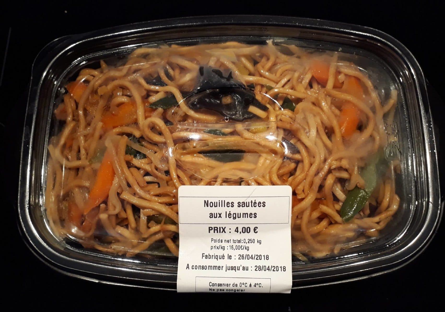 Open Food Facts Nouilles sautées aux legumes packshot