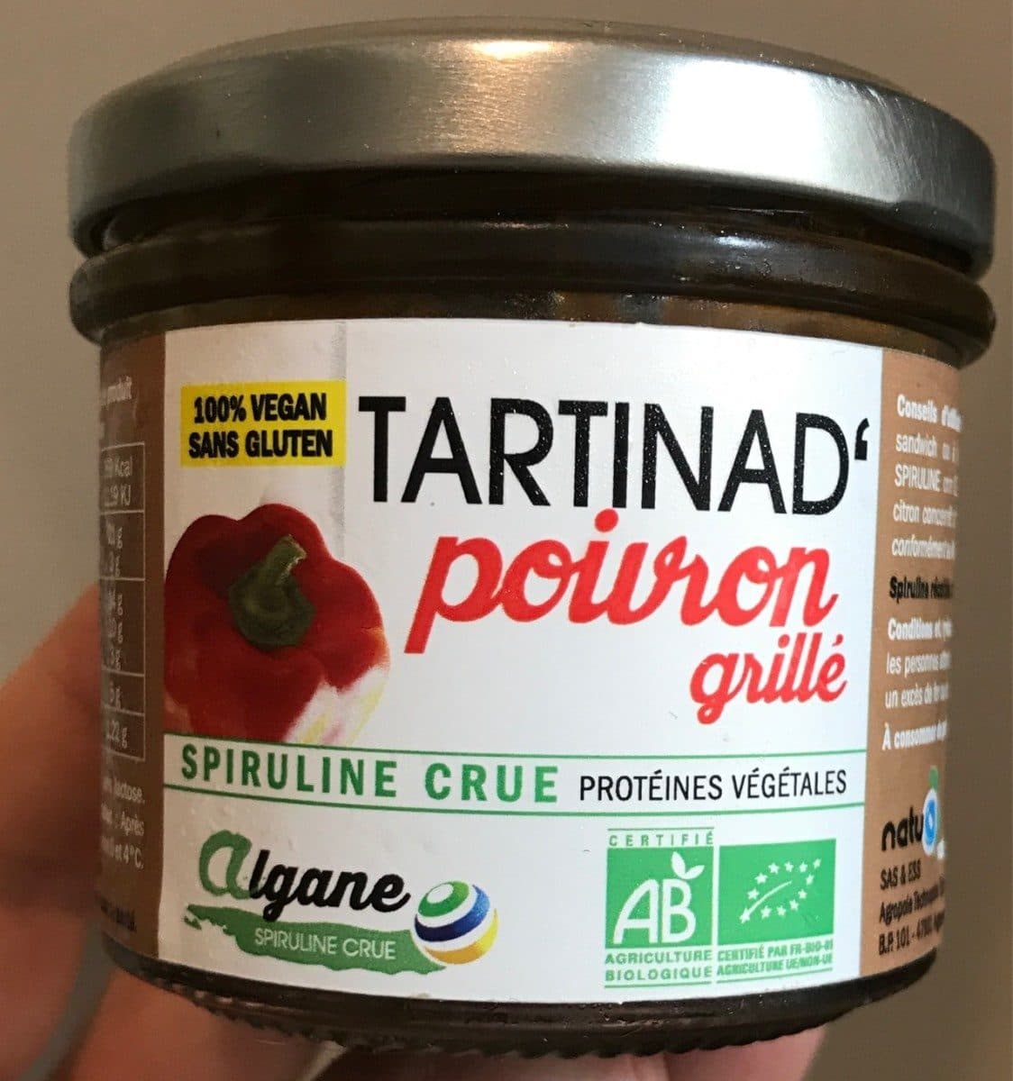Open Food Facts Tartinad'poivron grillé packshot