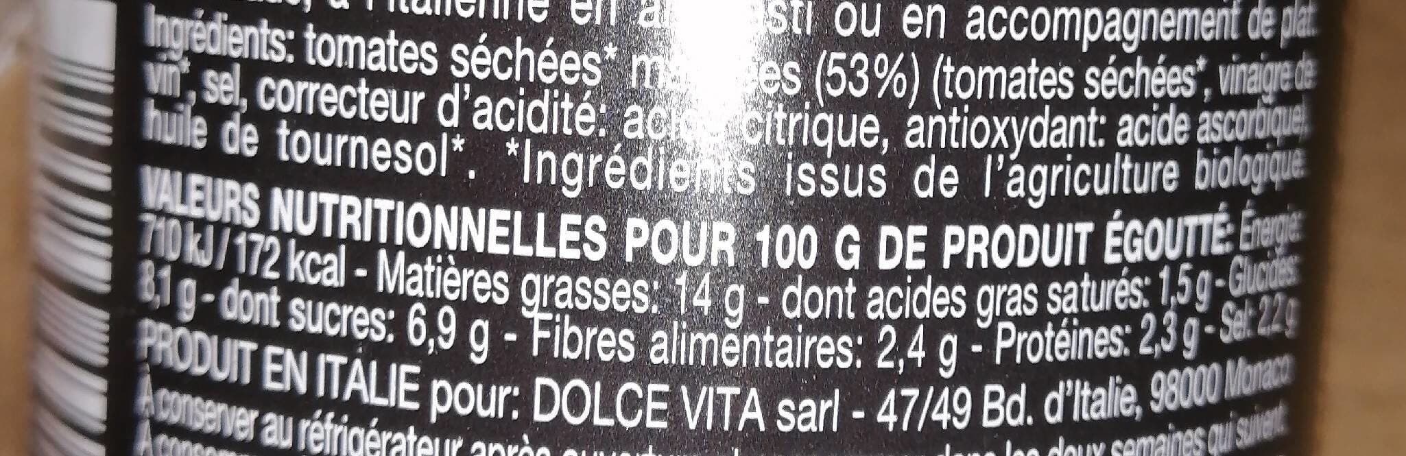 Divin Bio Tomates sechees packshot