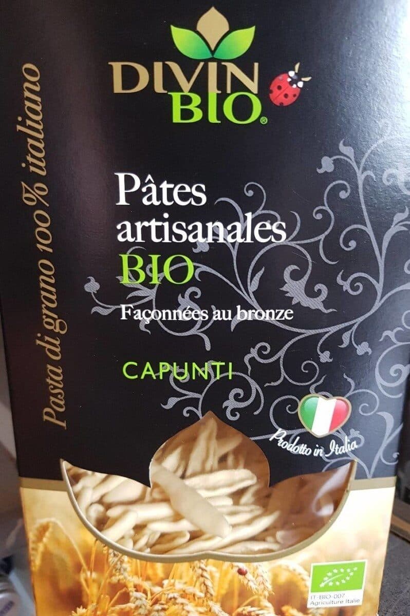 Divin Bio Capunti Pâtes artisanales packshot