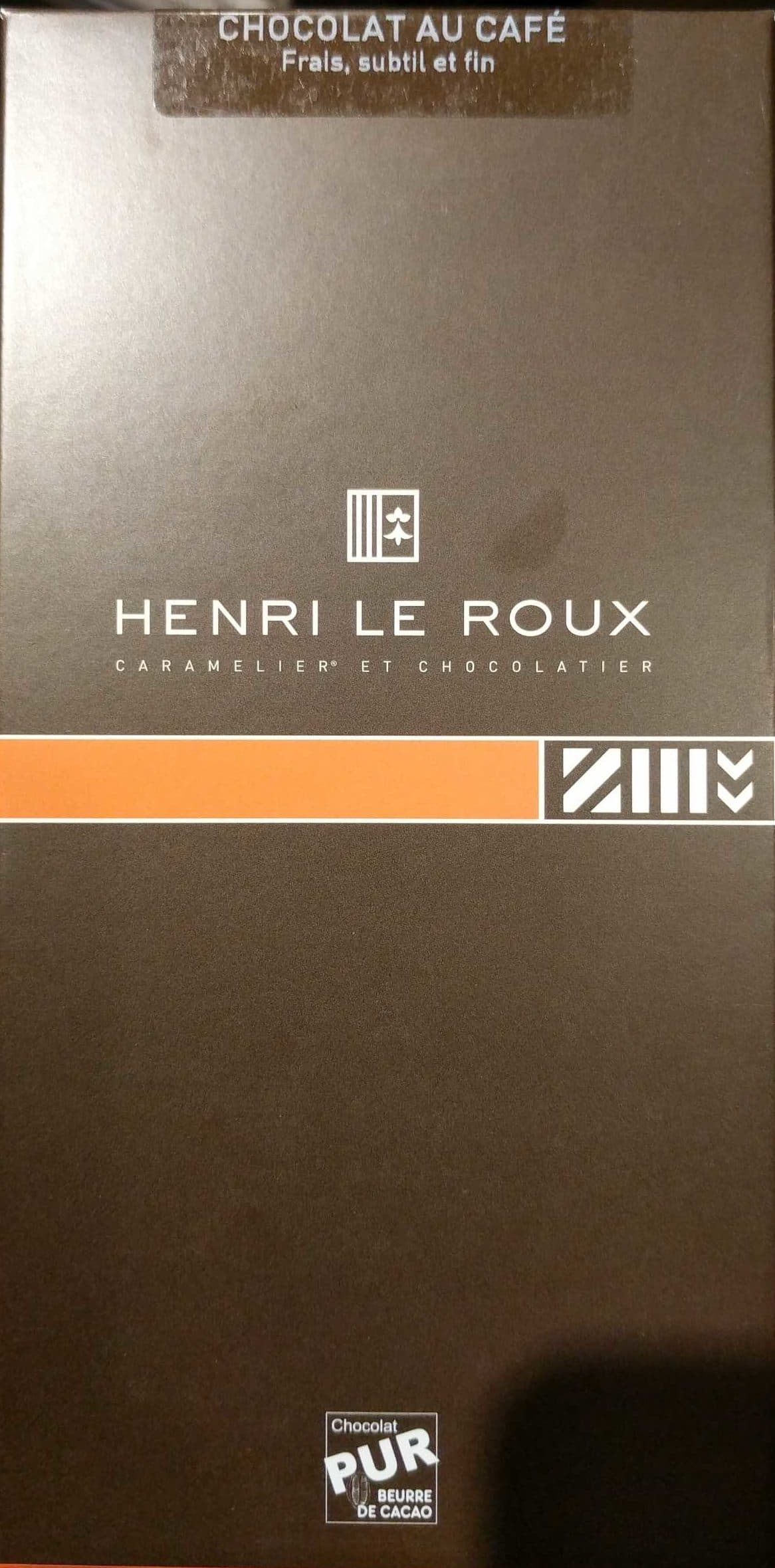 Henri Le Roux Chocolat au Café packshot