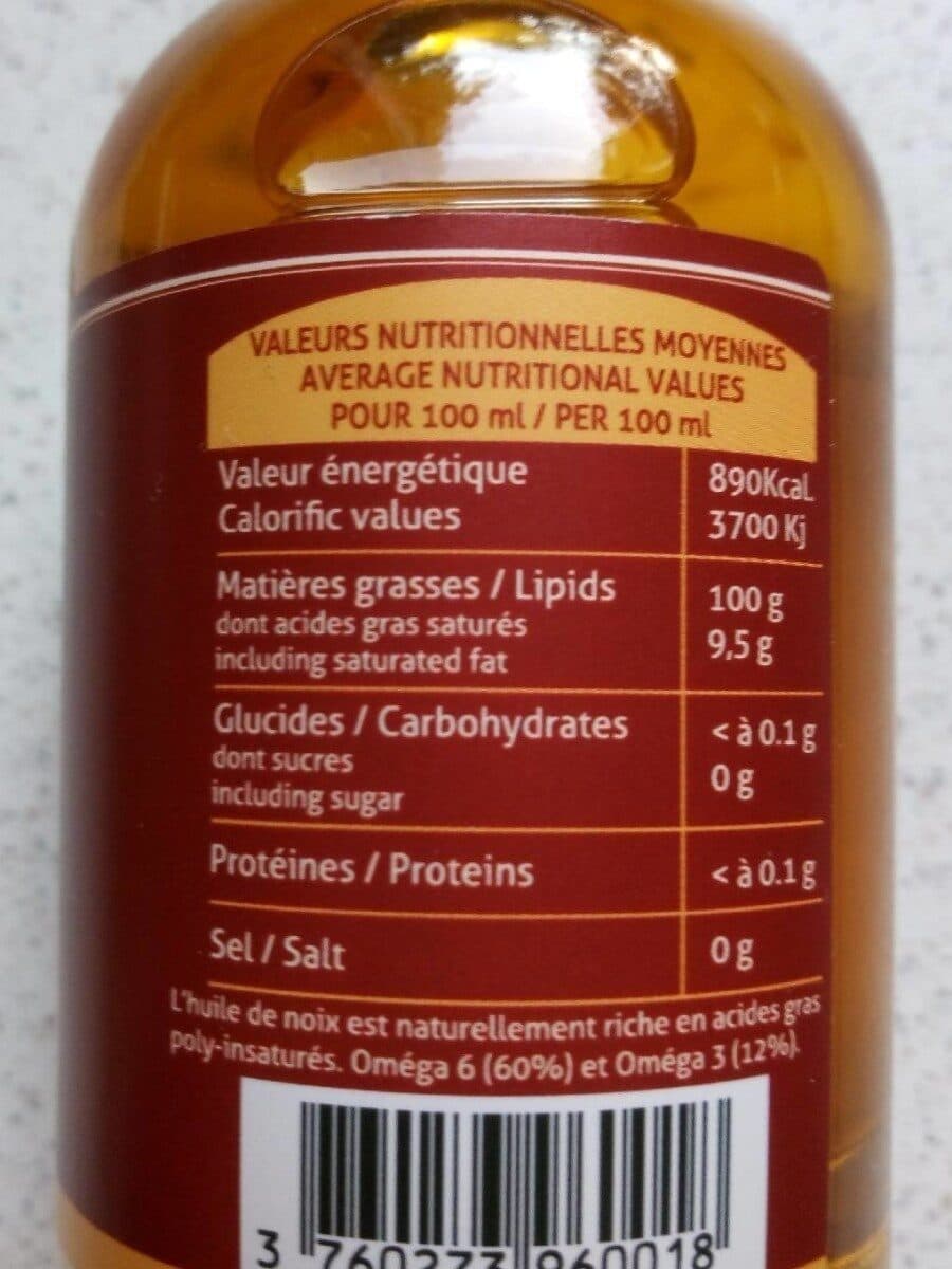 Moulin de la Veyssière Huile vierge de noix packshot