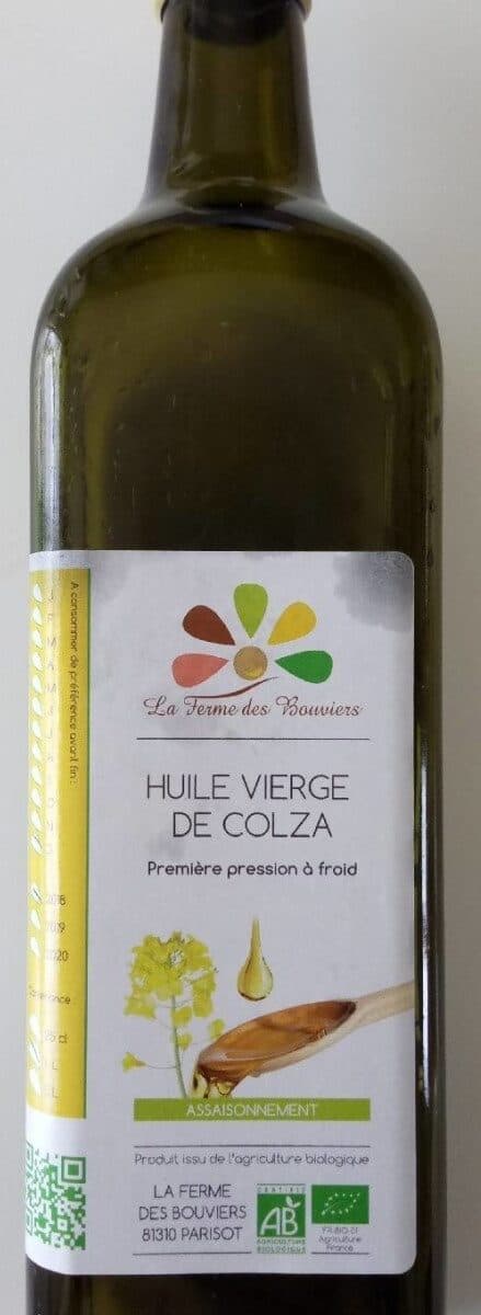 La Ferme des Bouviers Huile vierge de Colza packshot
