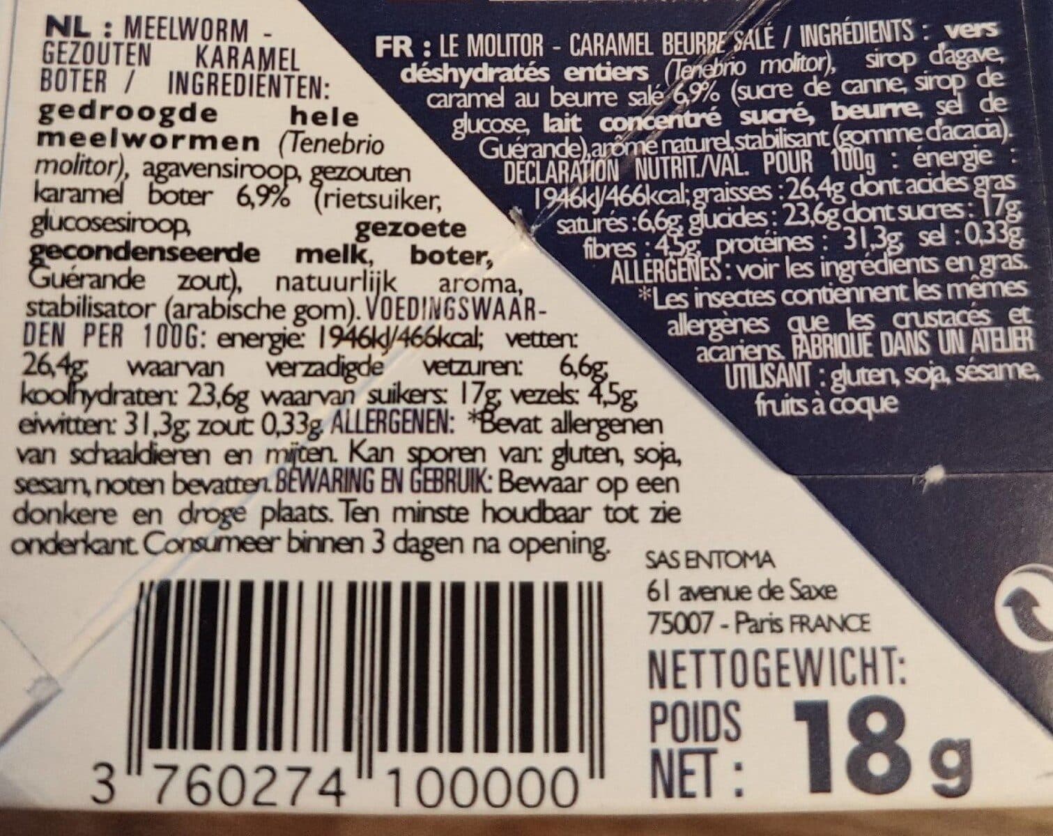 JUMINI'S Le Molitor Caramel Beurre Salé packshot
