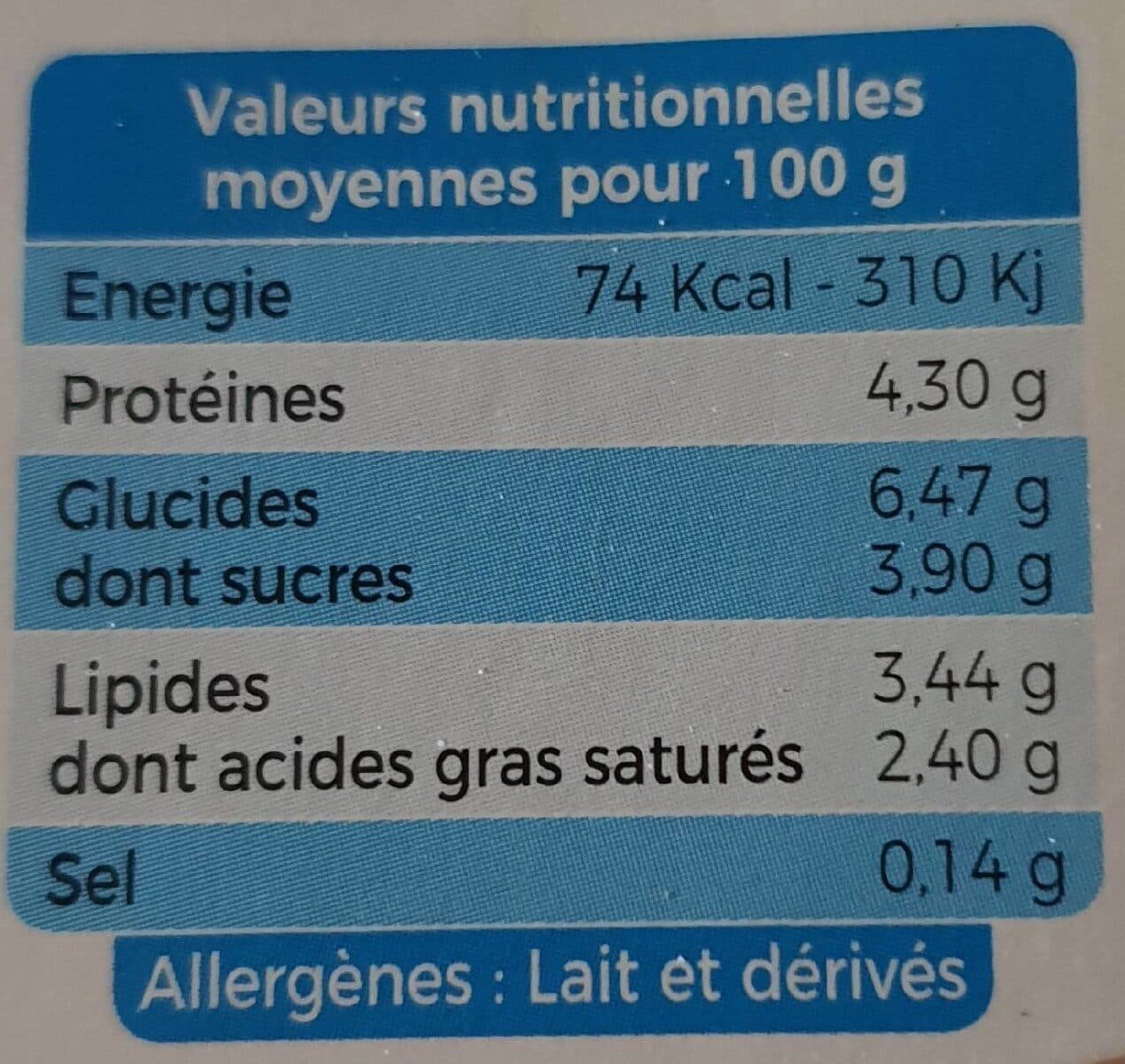 Lait'Age d'Or Yaourt brassé au lait de vache packshot