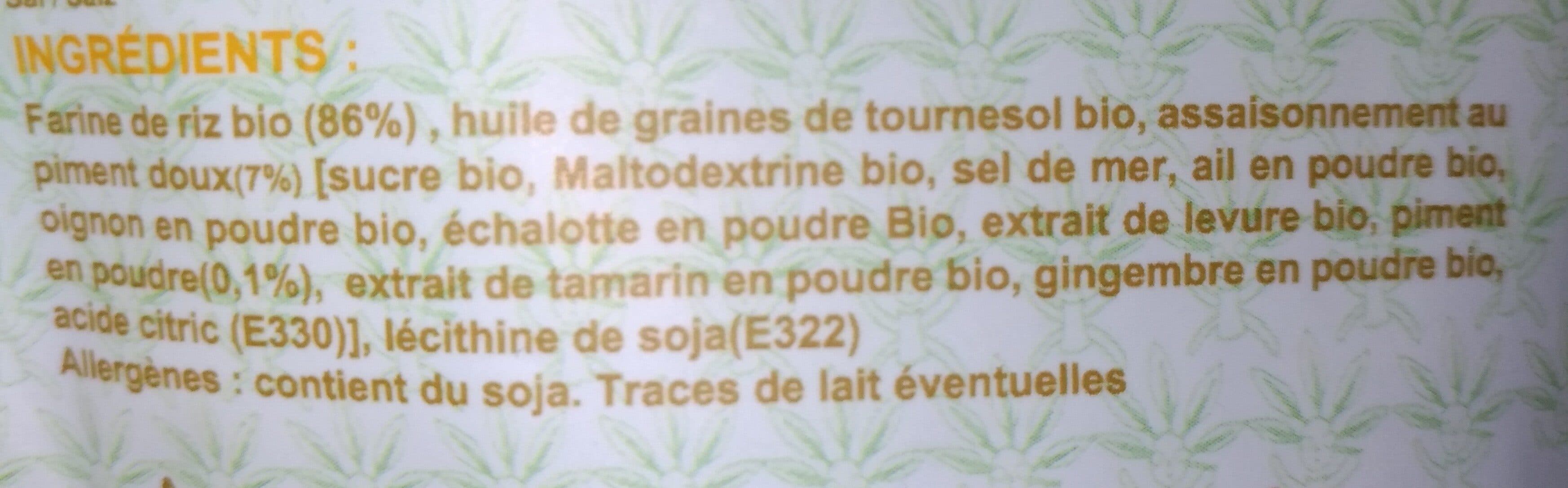 Open Food Facts Crackers fins de riz bio packshot