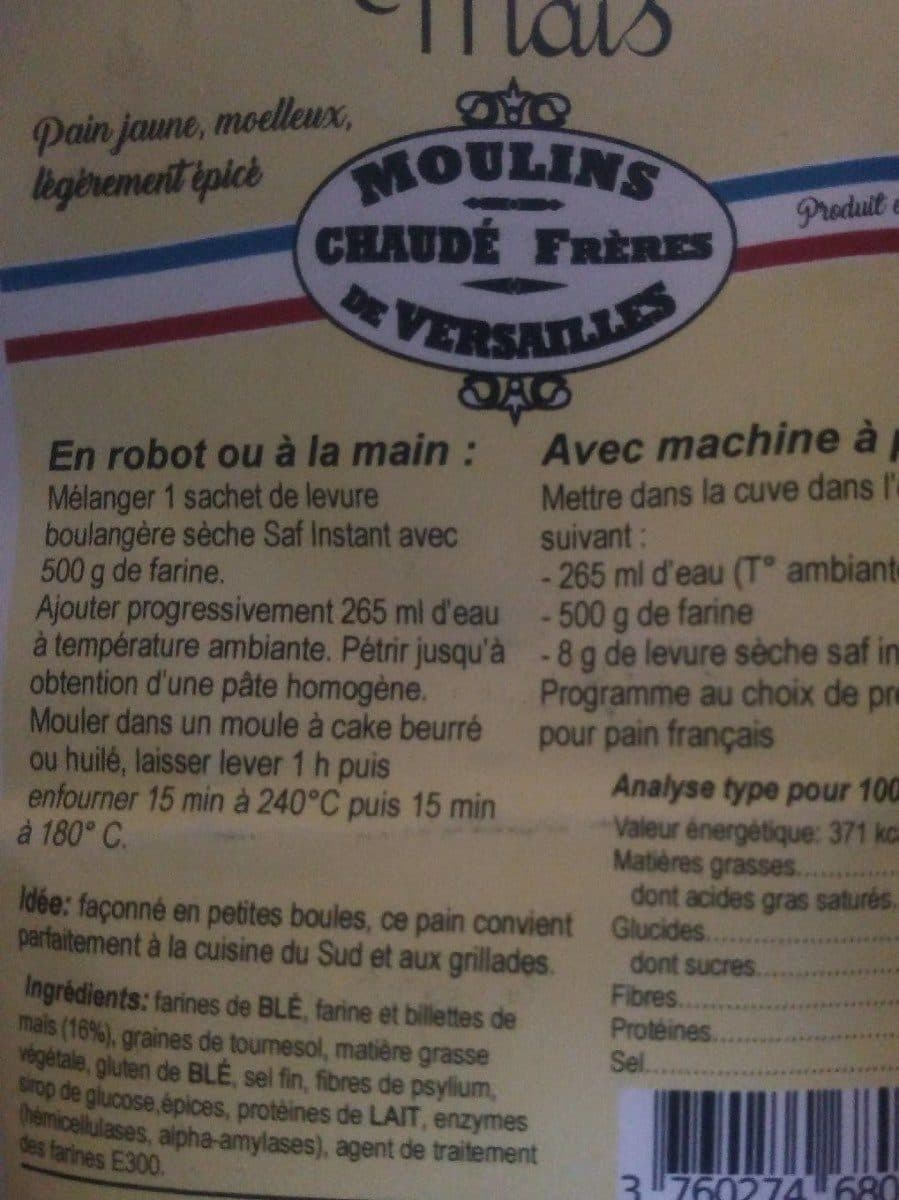 Open Food Facts Mais packshot