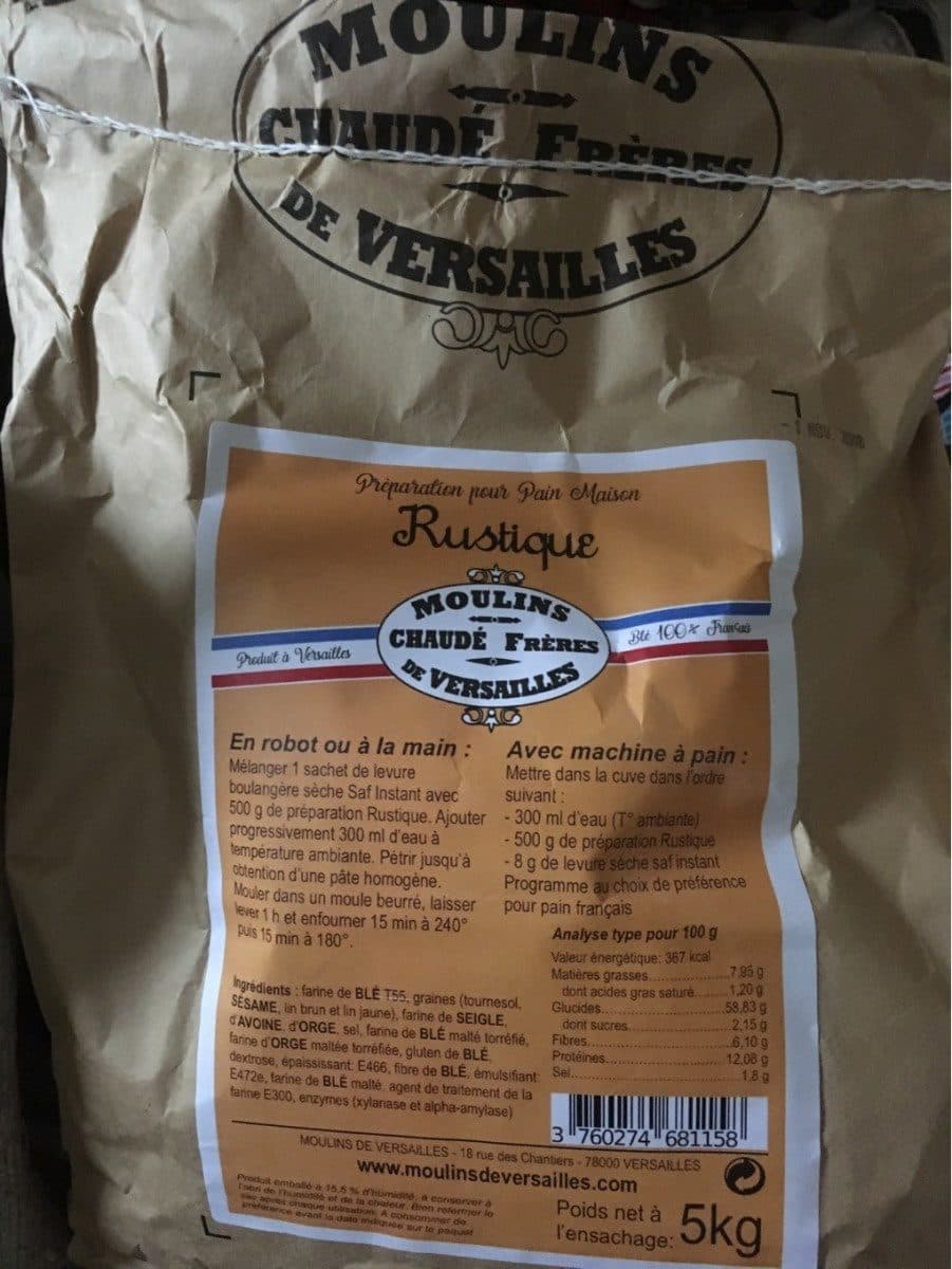 Open Food Facts Farine rustique packshot