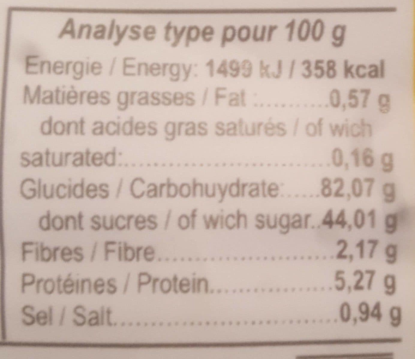 Open Food Facts Madeleine citron packshot
