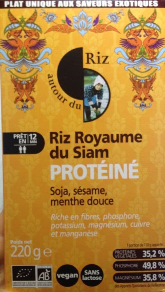 Autour du Riz Riz Royaume du Siam Protéiné packshot