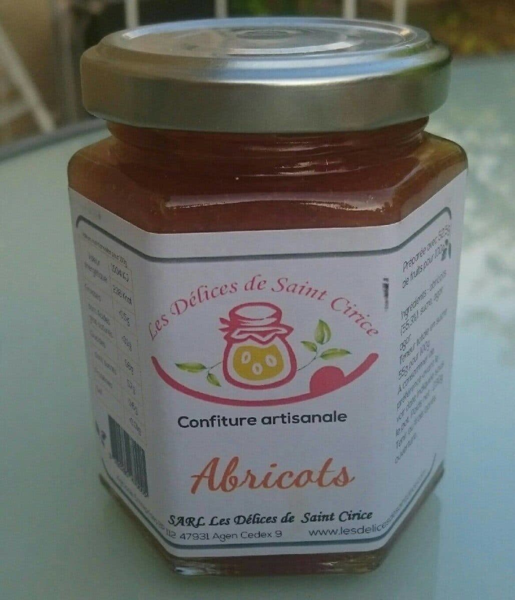 Les Délices de Saint Cirice Confiture artisanale abricots packshot