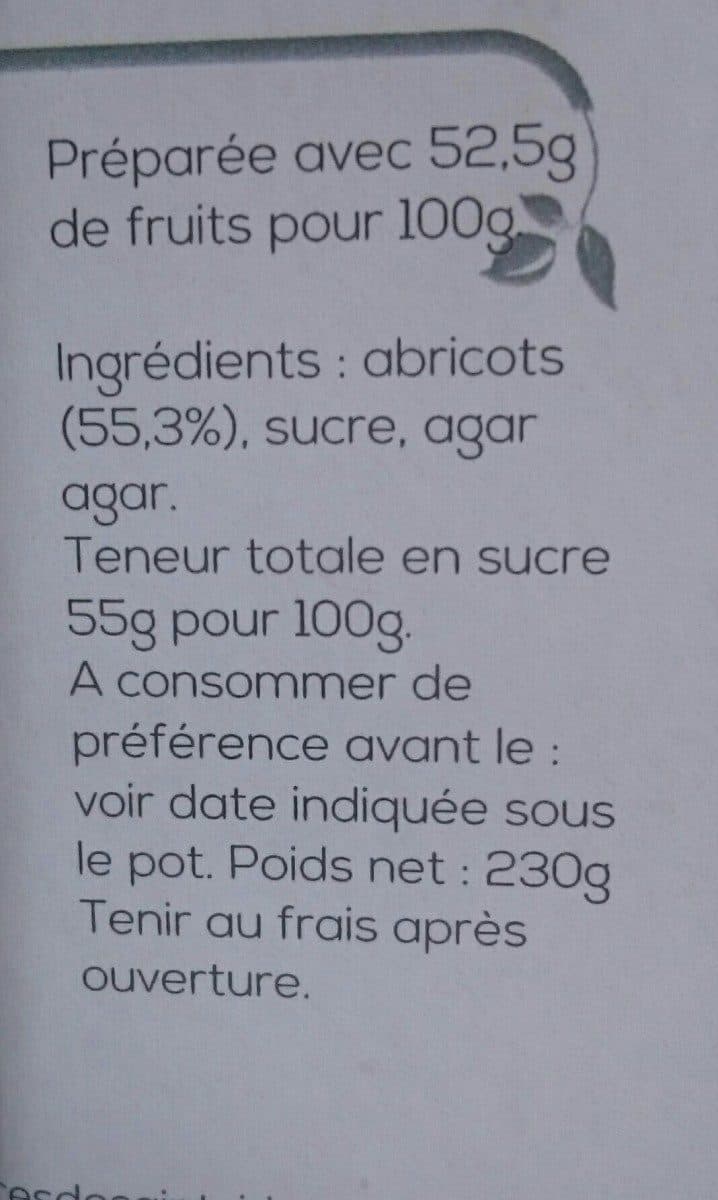 Les Délices de Saint Cirice Confiture artisanale abricots packshot