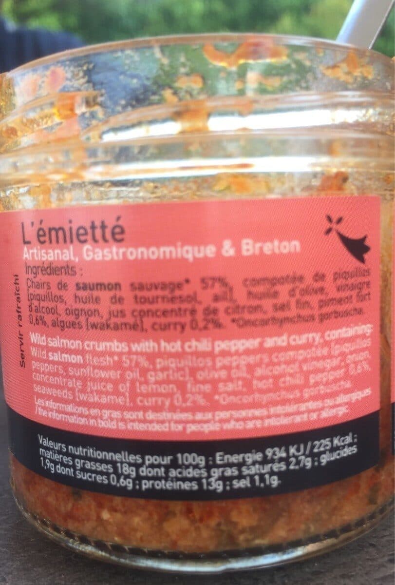 La Paimpolaise Saumon Sauvage Piment Fort et Curry packshot