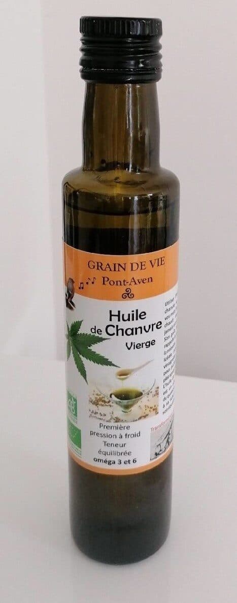 Open Food Facts Huile de chanvre vierge packshot